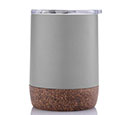 GOUDA - Hans Larsen Vacuum Mug With Cork Base - Grey